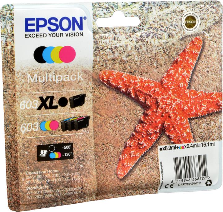 Actual product image Epson 603 Multipack (M, FC, C, Y)