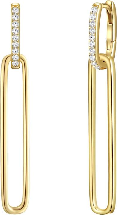 Glanzstücke München Damen Sterling Silber Zirkonia gelbgold - 29890 (Sterling Silber)