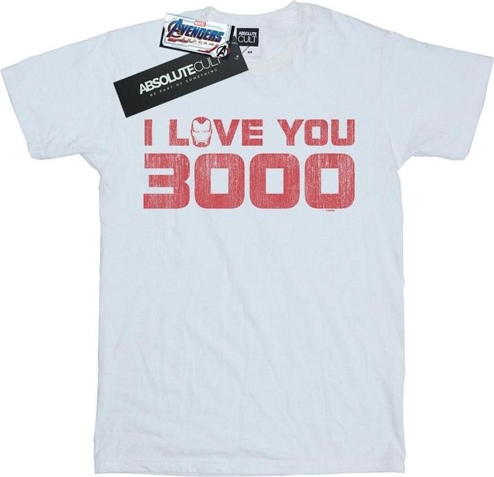 Immagine prodotto Avengers Endgame I Love You 3000 Distressed Maglietta Uomo (5XL)