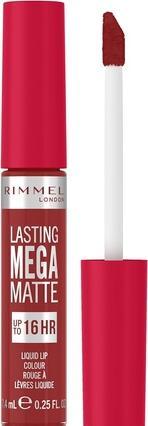 Actual product image Rimmel London Lasting Mega Matte Liquid Lip Colour (500 Fire Starter)