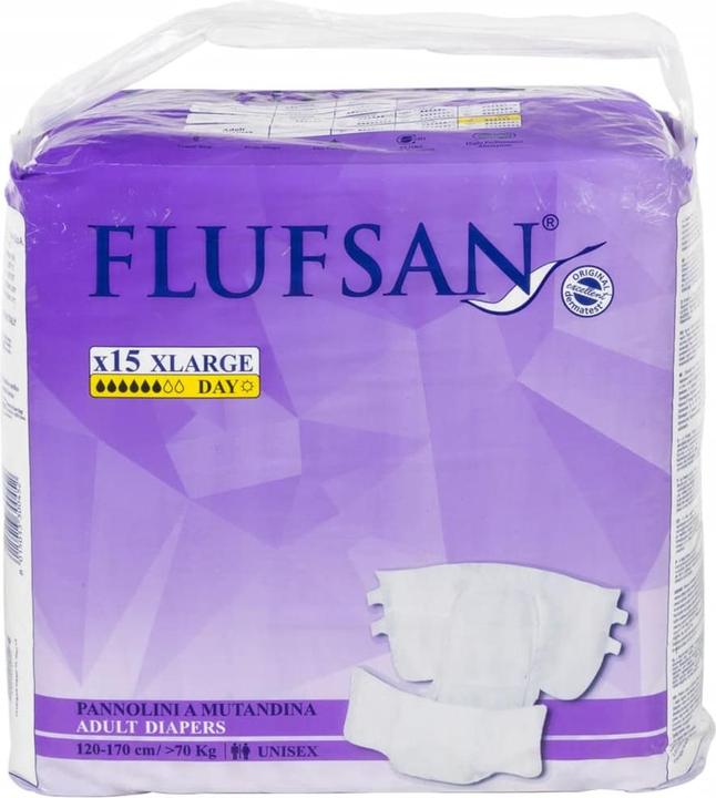 Produktbild VidaXL Flufsan Einwegwindeln für Erwachsene 15 Stk. (15 x, XL)
