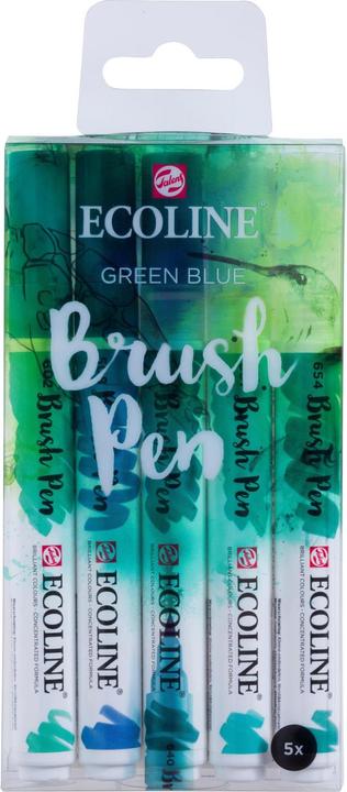 Actual product image Talens Ecoline (White, Green, Blue, Black, 5 x)
