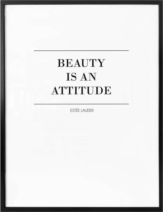 Produktbild Trenddeko Beauty is an attitude (100 x 120 cm)