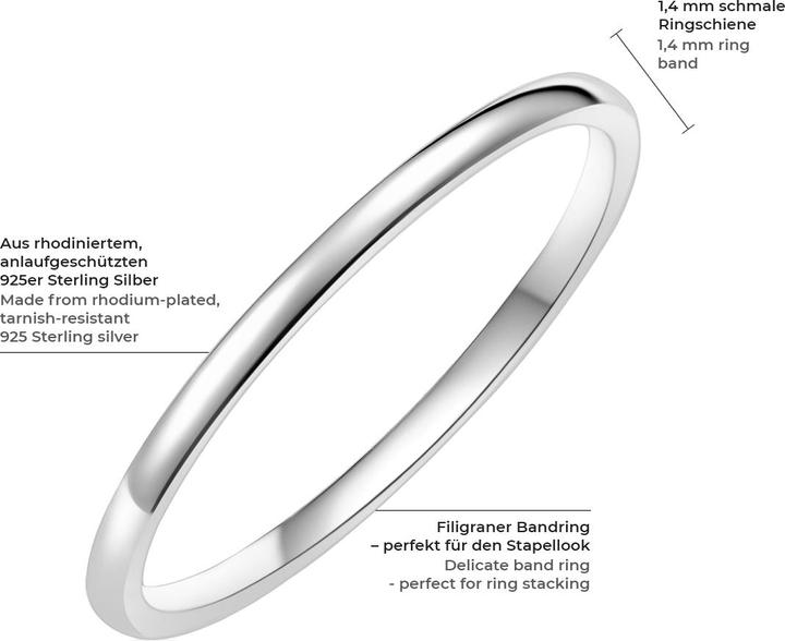 Produktbild Glanzstücke München Damen Sterling Silber silber - 6066 (63, 925 Silber)