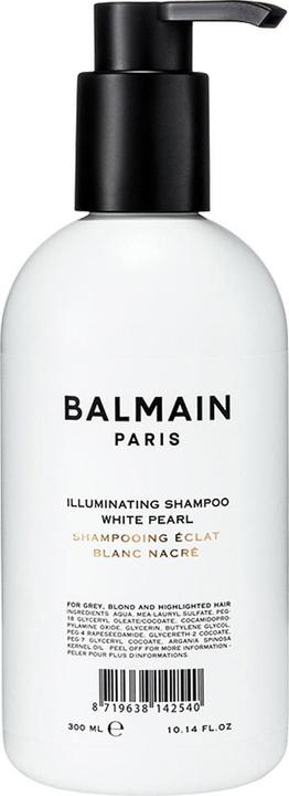 Produktbild Balmain Illuminating Shampoo White Pearl, Nicht-professionell, Shampoo, Blond, Blond, Grau, 300 ml (300 ml, Flüssiges Shampoo)
