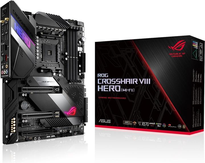 ASUS Rog Crosshair VIII Eroe WI-FI (AM4, AMD X570, ATX)