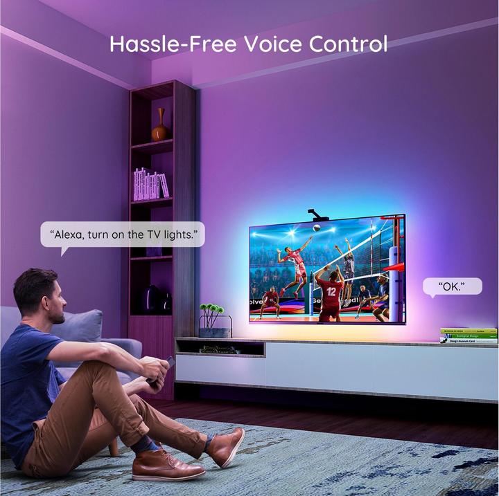 Produktbild Govee DreamView T1 TV- Light Strips, 75"-85" (RGBIC, 499 cm, Indoor)