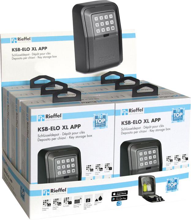 Produktbild Rieffel Schlüsseldepot mit Bluetooth KSB-ELO XL APP