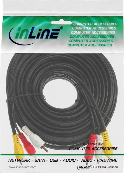 Image du produit InLine Composite Video — Composite Video (1 m, RCA)