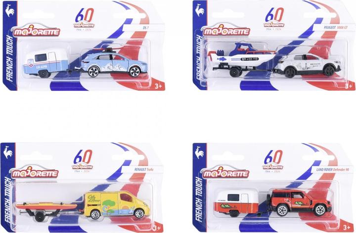 Immagine prodotto Majorette Rimorchio French Touch, a 4 scomparti.