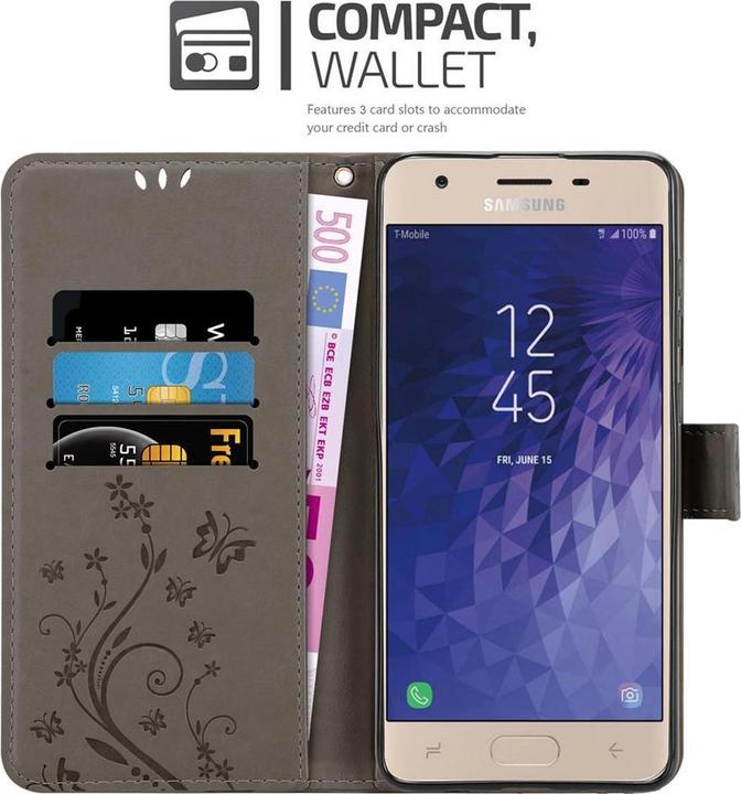 Produktbild Cadorabo Flower Book Cover (Samsung Galaxy J3 (2018))