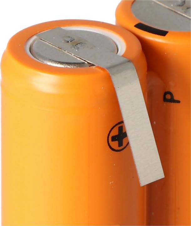Produktbild AccuCell Akku mit Lötfahnen ersetzt Philips 138 10609 (1 Stk., 1200 mAh)