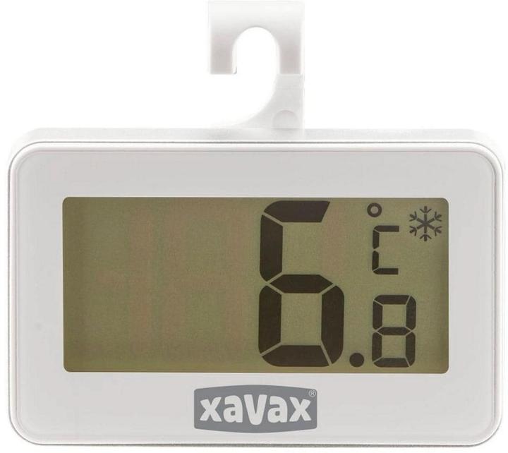 Xavax Digital thermometer for refrigerator, freezer and chest freezer, white
