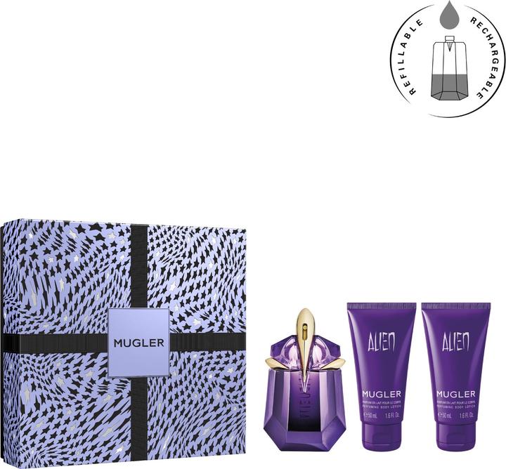 Produktbild Thierry Mugler Set Alien Eau de Parfum 30ml + 2x Bodylotion 50ml (Eau de Parfum, 130 ml)