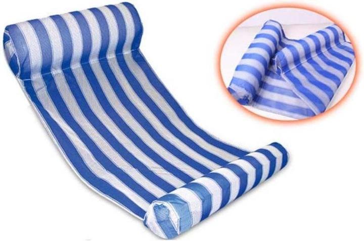 Produktbild Cover-Discount Wasser Hängematte aufblasbar blau (120 kg)