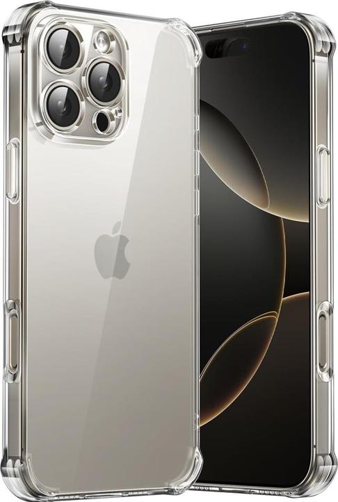 Actual product image Screenguard Crystal Soft Airbag Bumper (Apple iPhone 16 Pro Max)