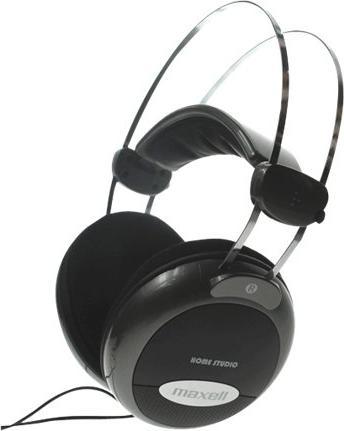 Produktbild Maxell Headphones with Volume Control, 60 Ohm, 3,5mm, 2,5m Cable, Grey (ANC, Kabelgebunden)
