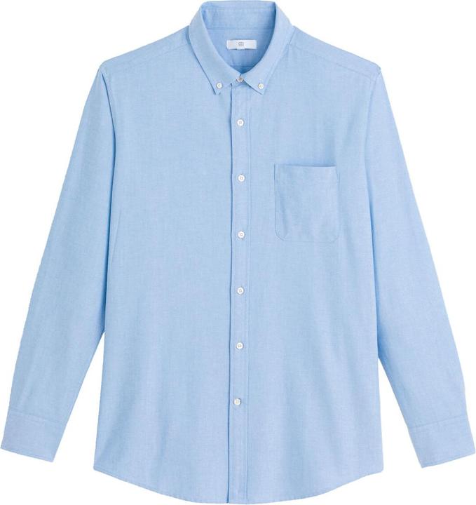 La Redoute Collections Oxfordhemd mit Button-Down-Kragen