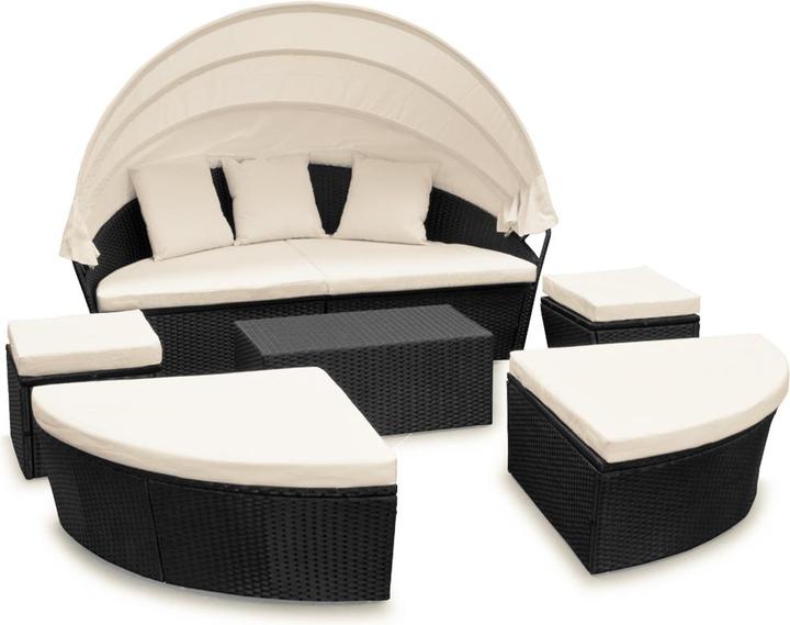 Produktbild Casaria Poly Rattan Sonneninsel