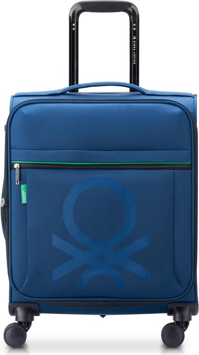 Delsey ParisxUnited Colors of Benetton Color Block 4 Rollen Kabinentrolley S 55 cm mit Dehnfalte (43 l, Handgepäck (bis 50l))