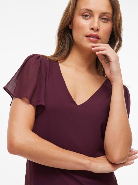 Actual product image Vila Kurzärmeliges Top mit V-Ausschnitt (38)