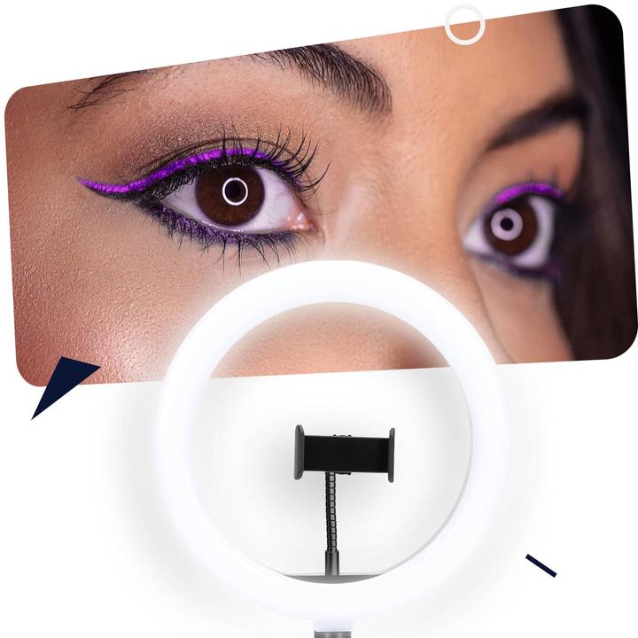 Actual product image Akashi Ring light + smartphone holder and tripod (Ring light)
