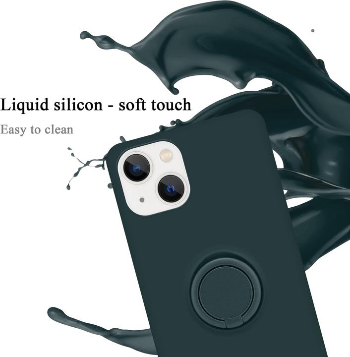 Immagine prodotto Cadorabo Custodia per Apple iPhone 14 PLUS in TPU Liquid Ring in stile custodia in silicone (Apple iPhone 14 Plus)