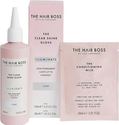 Produktbild The Hair Boss Clear Shine Gloss Semi-Permanent Haarkur 150ml