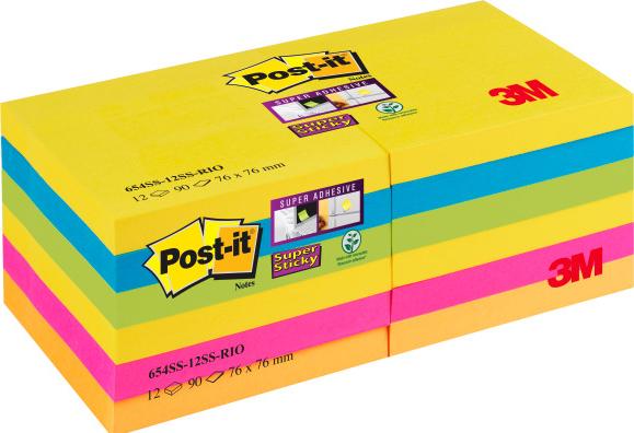 Immagine prodotto Post-it Note di Rio super appiccicose (127 x 76 mm)