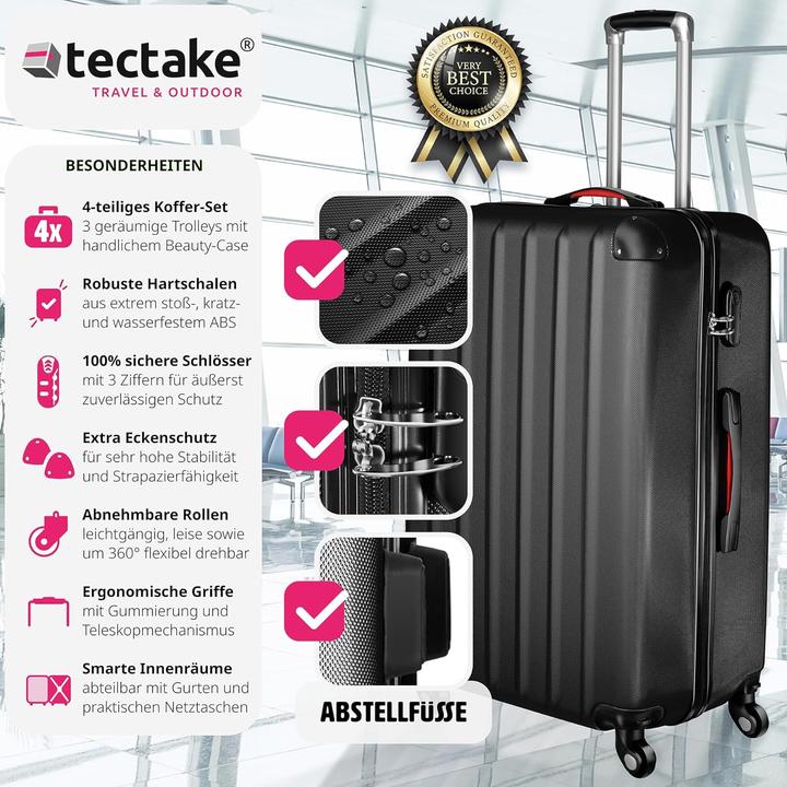 Produktbild tectake Schwarz | Nr. 403412 (90 l, M (50 - 90l), L (90 - 115l), XL (ab 115l))