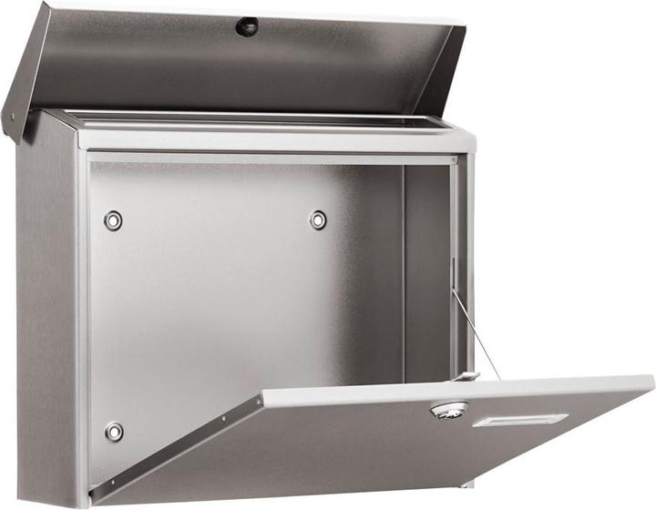 Actual product image Burg Wächter 8140 Stainless steel letterbox AMR