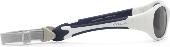 Actual product image Koolsun Flex White Navy kids sunglasses