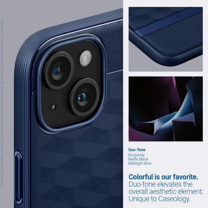 Image du produit Caseology Parallax Mag Magsafe Iphone 15 Bleu Nuit (Apple iPhone 15)