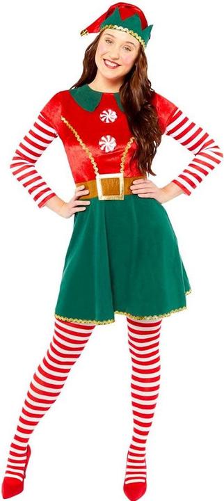 Immagine prodotto Amscan Costume da donna Elfi Elfo aiutante di Babbo Natale (M/L)