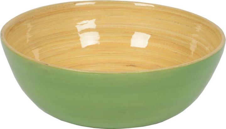Image du produit Albert L. punkt) Bol en bambou plat vert tilleul 18 x 7 cm (1 x)