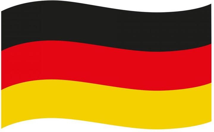 Produktbild Trenddeko Deutschland-Fahne im Wind (100 x 61 cm)