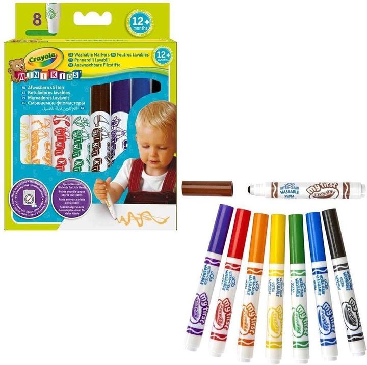 Image du produit Crayola Mini Kids - Marqueurs (Assortiment, 8 x)