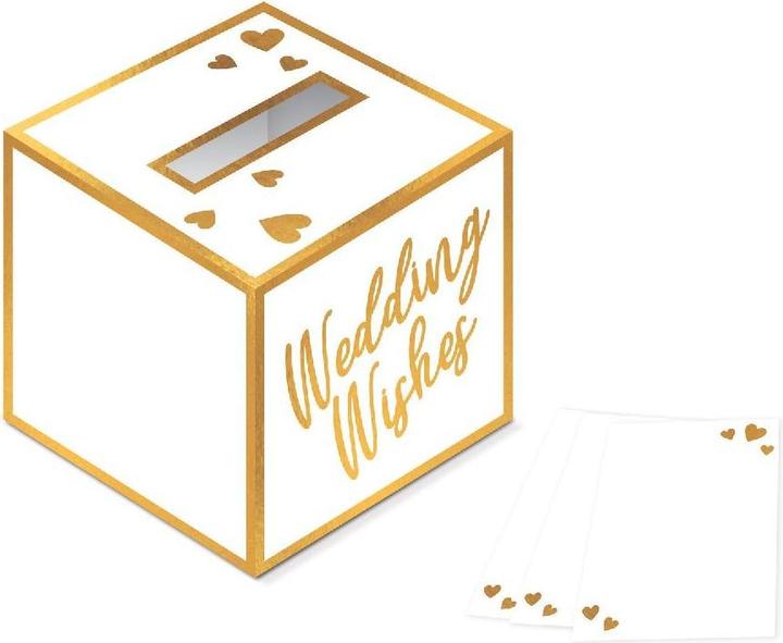 Produktbild Amscan Hochzeitswunsch-Boxen Hochzeit 25 x 25 x 25 cm mit