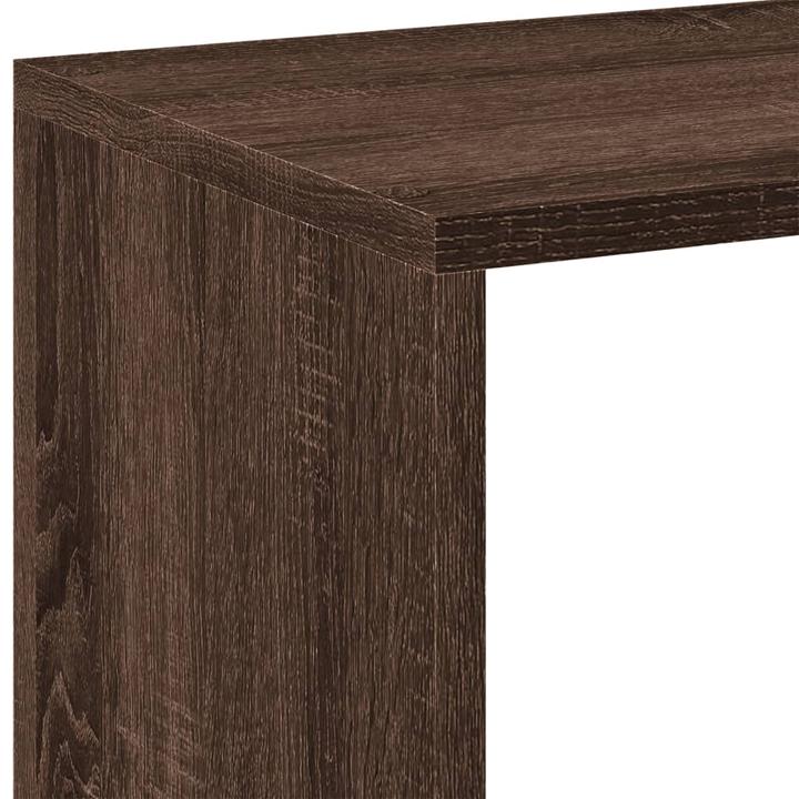 Produktbild VidaXL Raumteiler Bücherregal Standregal Büroregal Regal Braun Eichen-Optik (102 x 29 x 103.5 cm)