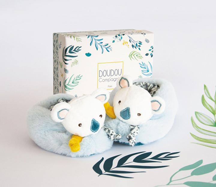 Actual product image Doudou et Compagnie Koala footies with rattle 0-6M (14)