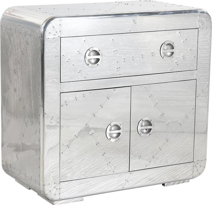 Produktbild SIT Möbel Kommode Aero silber (80 x 90 x 40 cm)