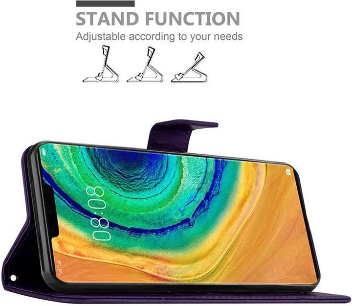 Productafbeelding Cadorabo Bloemen Boekomslag (Huawei Mate 30 Pro)