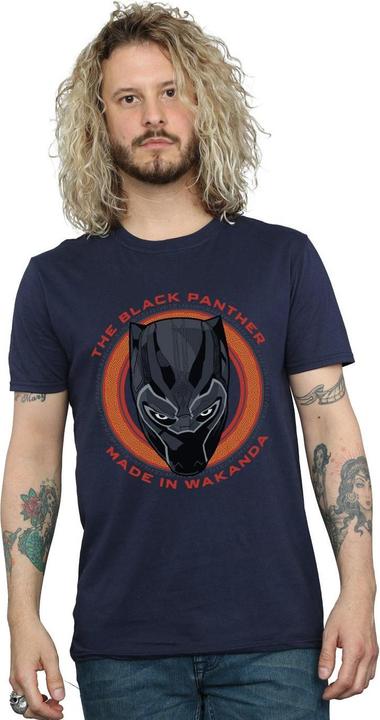 Immagine prodotto Maglietta Uomo Black Panther Made in Wakanda Rosso (3XL)