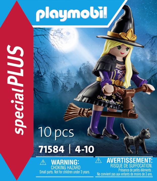 Actual product image Playmobil Witch with cat (71584, Playmobil Special Plus)