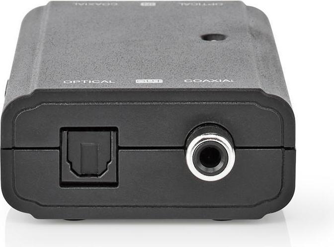 Actual product image Nedis Digital Audio Converter 2-way connections - Input: 1x S / PDIF (RCA) jack / 1x TosLink jack (0.05 m, Optical)