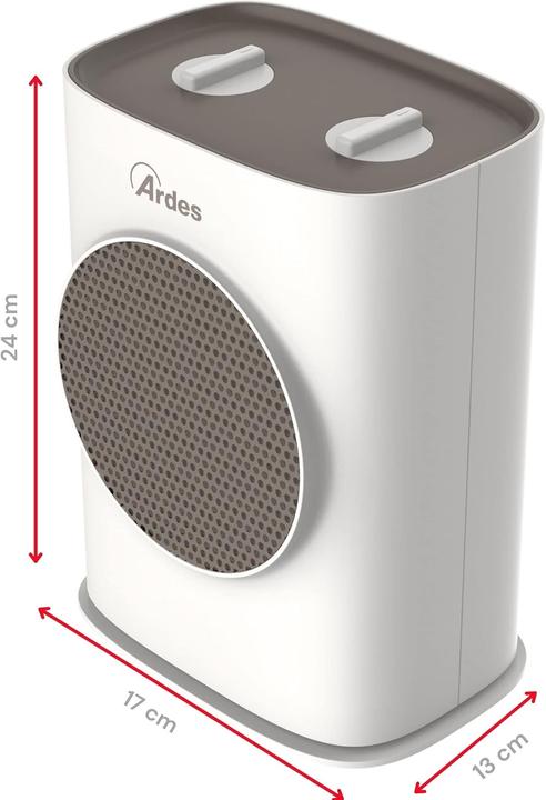 Actual product image Poly Pool AR4P03O electric space heater with fan Indoor White 1500 (1500 W)