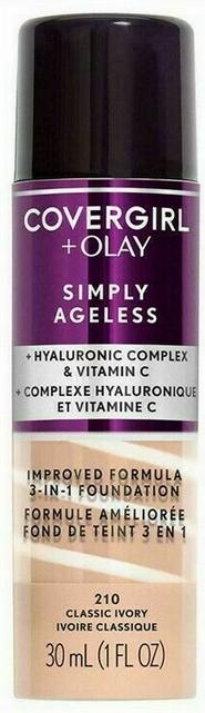 Produktbild CoverGirl Olay Simply Ageless 3-in1 Foundation, classic ivory
