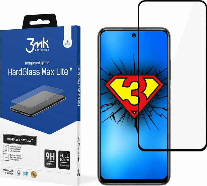 Immagine prodotto 3MK Protettore di schermo Hardglass Max Lite (1 Pezzo/i, Xiaomi Redmi Nota 10 Pro)