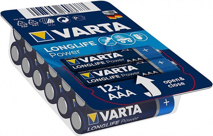 Actual product image Varta LONGLIFE Power Box (12 pcs., AAA, 1270 mAh)