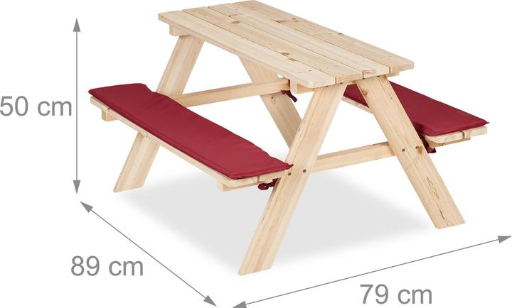 Actual product image Relaxdays Children's seating group